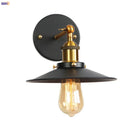 GobekUsa Gold Industrial LED Wall Lamp for Loft Stair, Coffee Bar, Bedroom