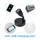 GobekUsa 12V LED Spotlight with USB Charger for Camper Van Trailer Bed Reading Light