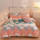 GobekUsa Cotton Thickened Bedding Set - Single/Double Size, High Quality, Warm & Soft.