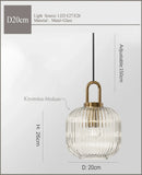 GobekUsa Japanese Glass Pendant Light: Modern Nordic LED Hanging Lamp for Bedroom Home Décor