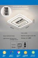 GobekUsa LED Bladeless Ceiling Fan with Remote Control for Modern Living Room
