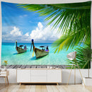 GobekUsa Coastal Cave Tapestry Wall Hanging - Boho Seaside Landscape Room Decor