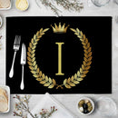 GobekUsa Kitchen Table Mats Set of 4, 42*32cm, Cotton Linen Coasters for Dining Home Decor