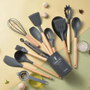 GobekUsa 14-Piece Silicone Kitchen Utensil Set with Storage Box | Heat-Resistant Cooking Tools