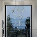 GobekUsa LED Chandelier: Luxury Indoor Lighting for Living Room, Hall, Staircase