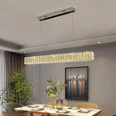 GobekUsa Golden LED Modern Crystal Chandelier for Home, Restaurant, Cafe, Bar - Luxury Interior Lighting