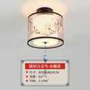 GobekUsa Lotus Chinese Chandelier Ceiling Lamp Simple Corridor Painting LED Lighting