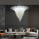 GobekUsa Glazed Gold LED Chandelier for Living Room Clubhouse Villa