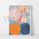 GobekUsa Abstract Art Canvas Wall Print Modular Exhibition for Home Decor