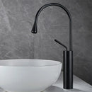 GobekUsa Brushed Gold Basin Faucet Hot Cold Black Sink Kitchen Swivel Water Crane