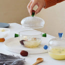 GobekUsa Glass Bowl Set: Multifunctional Food Storage, Salad, Dessert Bowl, Simmer Pot, Stew Bowls