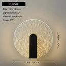 GobekUsa LED Wall Lamp 5W Modern Nordic Sconce Lights for Bedroom Living Room