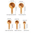 GobekUsa Beech Wood Tablespoon Coffee Scoop for Beans, Powder, Spices