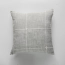 GobekUsa Brown Grey Stripe Embroidery Cushion Cover Set, Cotton Linen, 45x45cm 60x60cm Home Decor