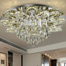GobekUsa Dimmable LED Crystal Chandelier Chrome Ceiling Light Fixture
