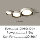 GobekUsa LED Ceiling Lights: Modern Dimmable Square Circular Lamps for Bedroom, Aisle, Home Lighting