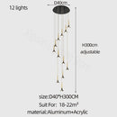 GobekUsa Elegant Horn-Shaped Chandelier for Living Room and Bedroom