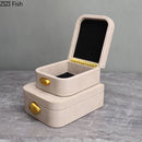 GobekUsa Leather Jewelry Box: Stylish Dresser Table Decor & Storage Jar