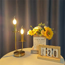 GobekUsa Industrial Retro Candle Floor Lamp for Living Room Bedroom Study