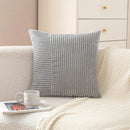 GobekUsa Corduroy Striped Body Pillow: Soft Lumbar Support & Cozy Home Decor