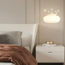 GobekUsa Gold Crown Pendant Light: Luxe Cloud Hanging Lamp for Children's Bedroom and Living Room