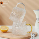 GobekUsa Borosilicate Glass Water Cup with Handle - Heat Insulation Lemon Tea & Juice Cup