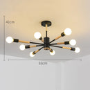GobekUsa LED Ceiling Lights with Wooden Lampshades for Modern Livingroom and Bedroom