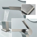 GobekUsa Gun Grey Basin Faucet: Modern Deck Mounted Sink Mixer Tap for Luxury Bathrooms