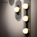 GobekUsa Glass Wall Lamp for Home Bedroom Staircase Decor