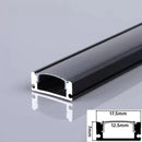 GobekUsa LED Aluminum Profile Recessed U/YW-Shape Hidden Channel Milky Cover Bar Strip Light