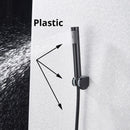 GobekUsa Handshower Head with Stainless Steel Hose - Wall Mounted Faucet Set