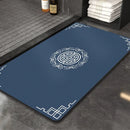 GobekUsa Chinese Style Diatom Mud Entry Door Mat - Super Absorbent & Anti-Slip