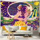 GobekUsa Kawaii Women Tapestry Anime Girl Illustration Aesthetic Art Hippie Dorm Decor