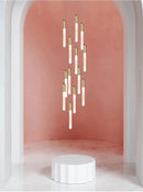 GobekUsa LED Chandelier: Modern Staircase & Kitchen Pendant Light for Home Decoration