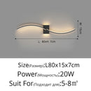 GobekUsa LED Wall Lamp: Modern Long Line Design for Living Room, Bedroom, Hallway, Indoor Lighting
