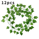 GobekUsa 12pcs 2.2M Ivy Green Garland String Wall Decoration Artificial Plants