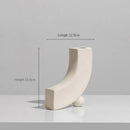 GobekUsa Ceramic Art Vase: Modern, Simple, & Elegant Home Décor Ornaments for Living Room & Bedroom