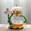 GobekUsa Glass Teapot & Lazy Tea Infuser - Home & Office Tea Set