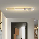 GobekUsa Gold Starry Strip Flush Mount Ceiling Light Luxury Chandelier