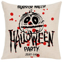 GobekUsa Halloween Linen Cushion Cover for Living Room Decor and Sofa - Trick or Treat