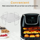 GobekUsa Air Fryer Stainless Steel Dehydrator Rack Layer for Cooking Baking