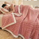 GobekUsa Fluffy Rabbit Plush Warm Blanket for Bed, Soft & Cozy Autumn Winter Comfort