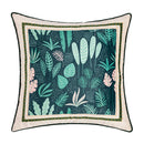 GobekUsa Geometric Tufted Embroidery Cushion Cover 45x45cm Black White Lattice Sofa Pillow