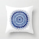 GobekUsa Geometric Heart Round Cushion Cover for Home Decor
