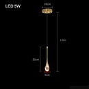 GobekUsa Crystal Bubble Pendant Chandelier for Dining Room Bedroom Restaurant Bar