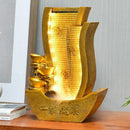 GobekUsa Circulating Water Fountain: Office & Living Room Wealth Attracting Decoration