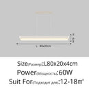 GobekUsa LED Chandelier: Modern Indoor Lighting for Bedroom Living Dining Study Room