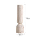 GobekUsa Archway Shape Travertine Sculpture Figurine Statue for Home Decor