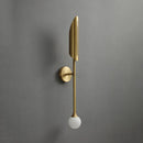 GobekUsa Golden Metal Glass Wall Lamp | Up Down Sconce Spotlight for Bedroom and Living Room