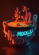 GobekUsa Japanese Food Neon Posters Canvas Painting for Home Kitchen Decor